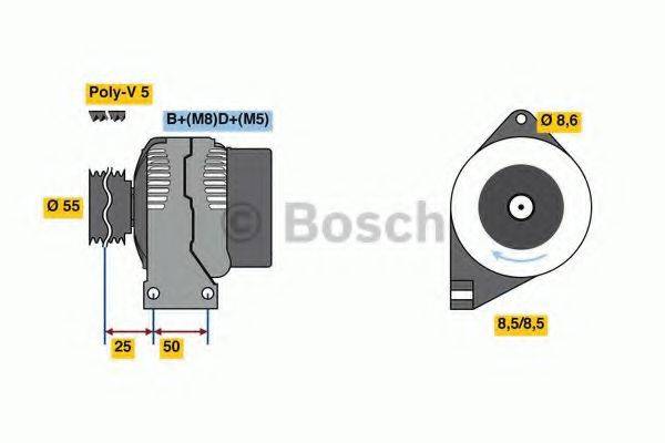 BOSCH 4954 Генератор