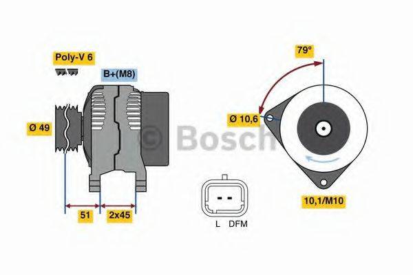 BOSCH 4956 Генератор