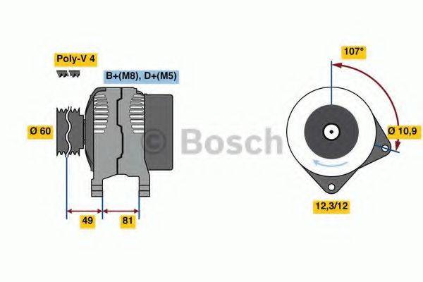 BOSCH 4974 Генератор