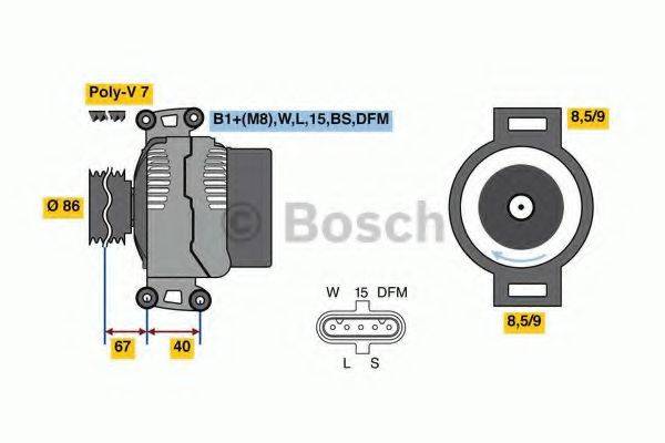 BOSCH 4978 Генератор