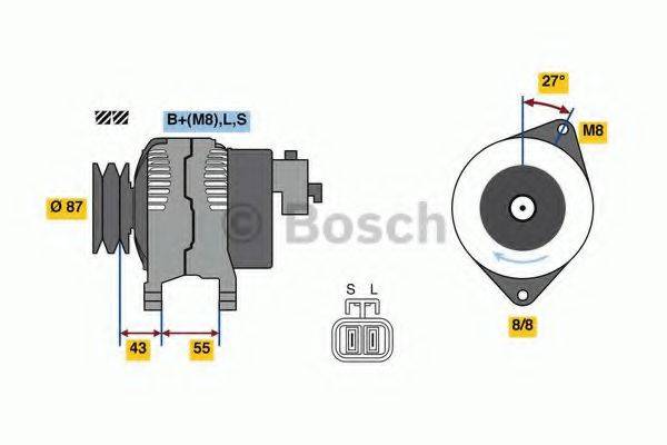 BOSCH 8002 Генератор