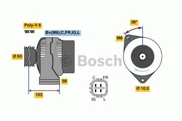 BOSCH 8024 Генератор