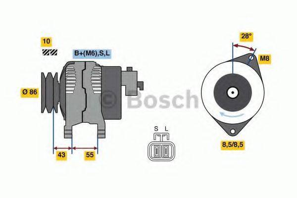 BOSCH 8026 Генератор