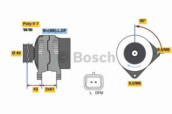 BOSCH 8027 Генератор