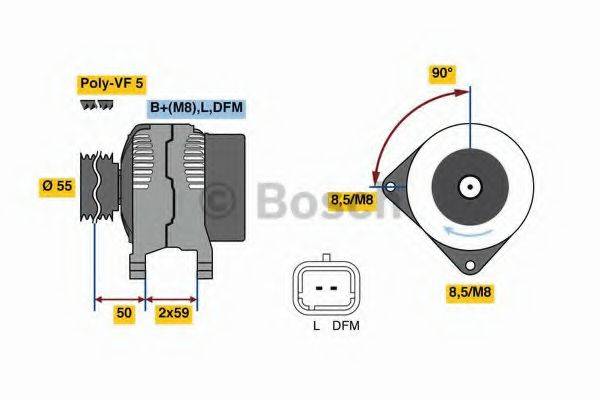 BOSCH 8029 Генератор