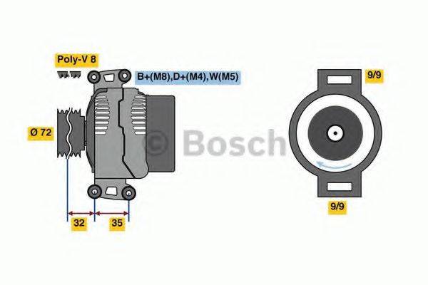 BOSCH 8031 Генератор
