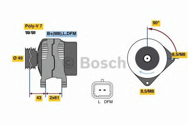 BOSCH 8033 Генератор