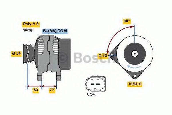 BOSCH 8035 Генератор