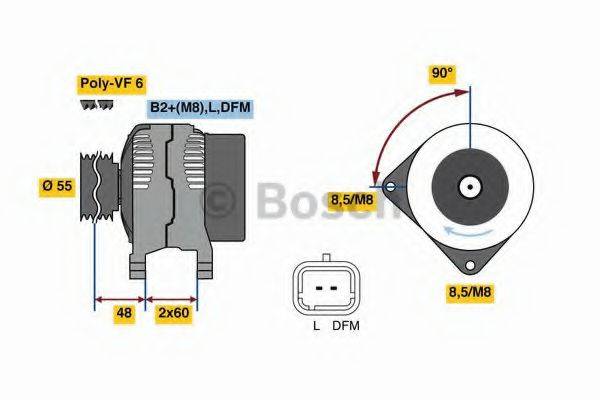 BOSCH 8040 Генератор