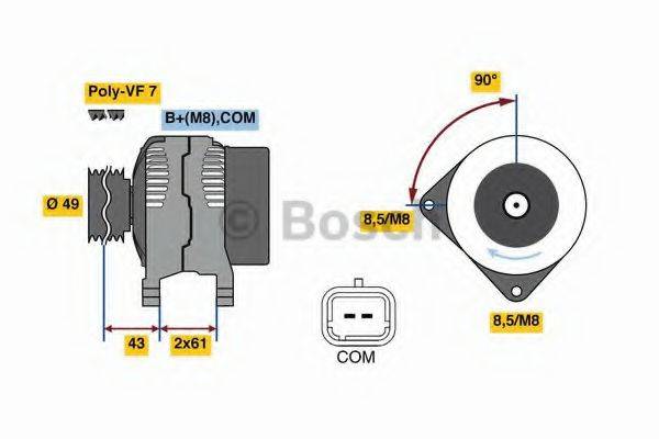 BOSCH 8042 Генератор
