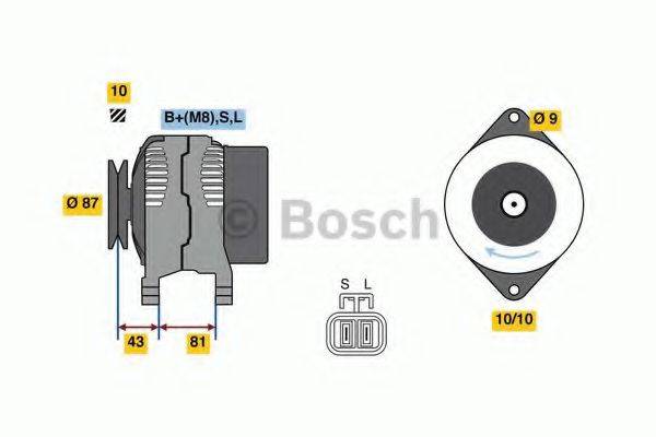 BOSCH 8043 Генератор
