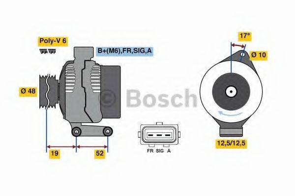 BOSCH 8044 Генератор