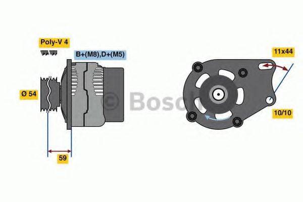 BOSCH 8049 Генератор