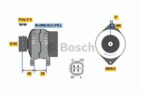 BOSCH 8057 Генератор
