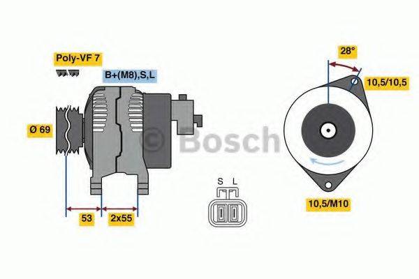 BOSCH 8064 Генератор