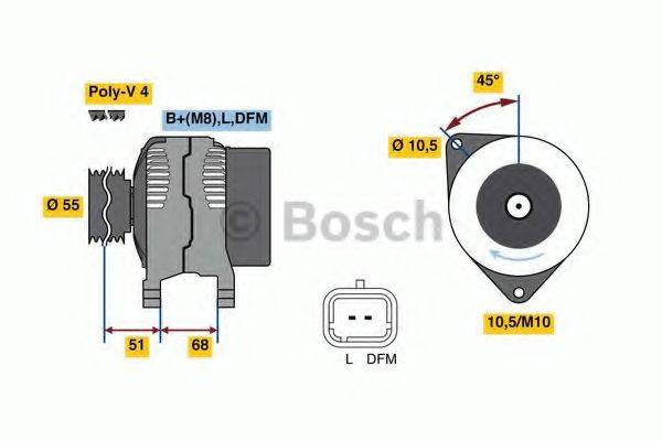 BOSCH 8068 Генератор
