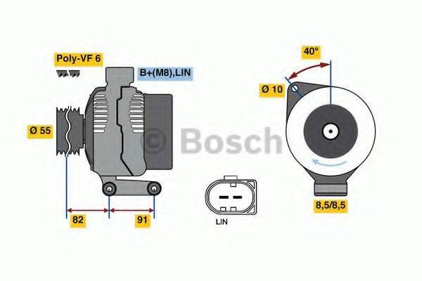 BOSCH 8081 Генератор