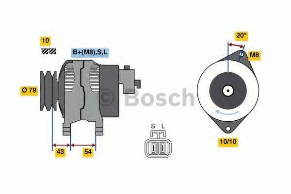 BOSCH 8084 Генератор
