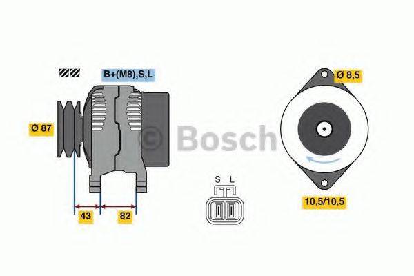 BOSCH 8086 Генератор