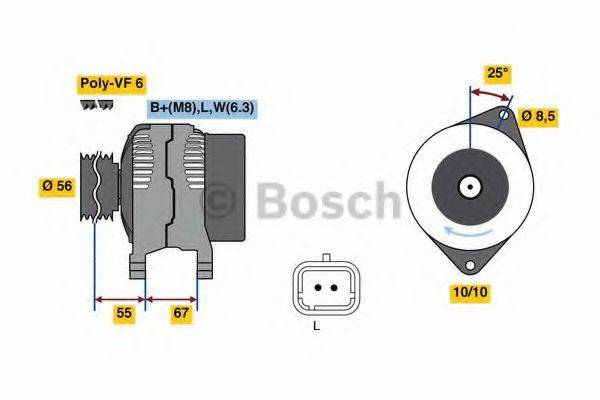 BOSCH 8087 Генератор