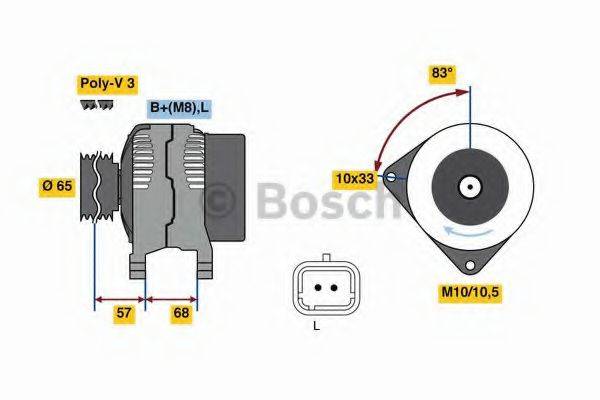 BOSCH 8096 Генератор