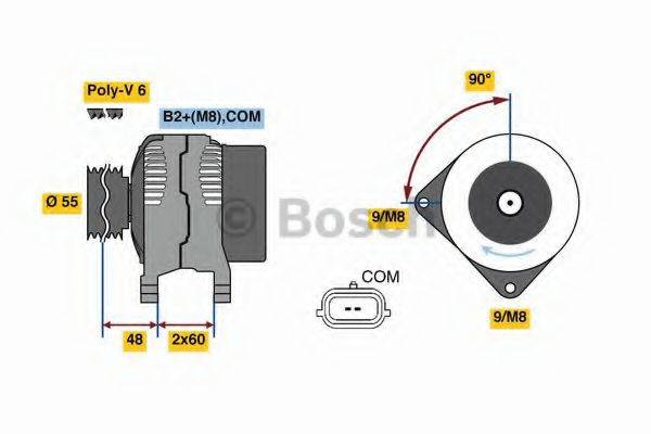 BOSCH 8099 Генератор