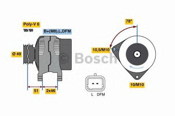 BOSCH 8102 Свічка запалювання
