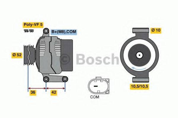 BOSCH 8104 Свічка запалювання