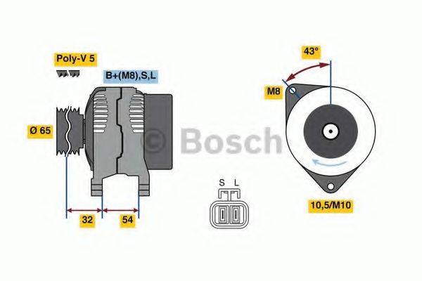 BOSCH 8105 Свічка запалювання
