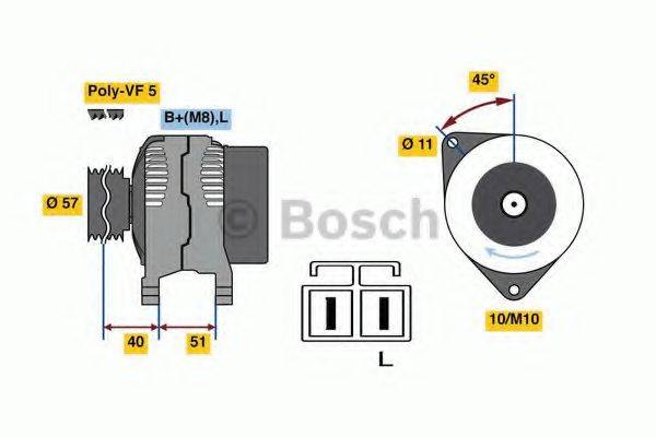 BOSCH 8106 Свічка запалювання