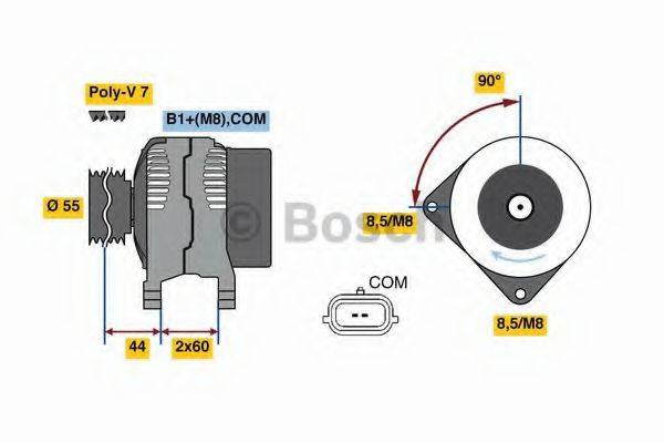 BOSCH 8108 Свічка запалювання