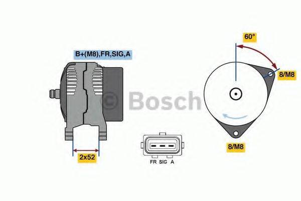 BOSCH 8109 Свічка запалювання
