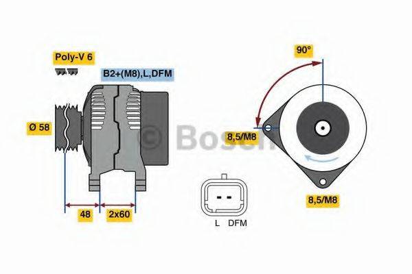 BOSCH 8111 Свічка запалювання