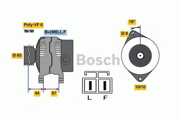BOSCH 8115 Свічка запалювання