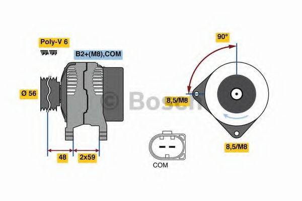 BOSCH 8118 Свічка запалювання