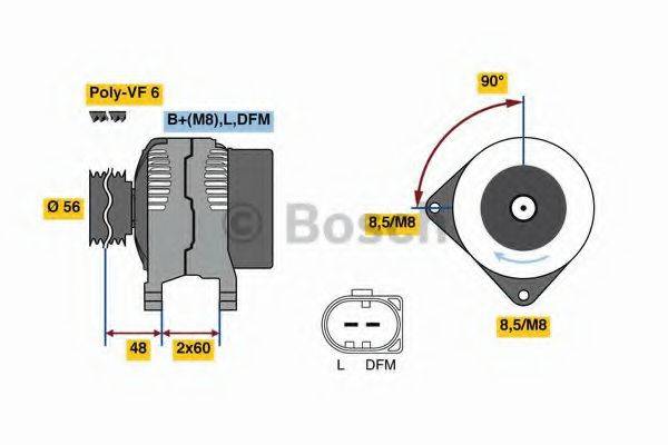 BOSCH 8123 Свічка запалювання