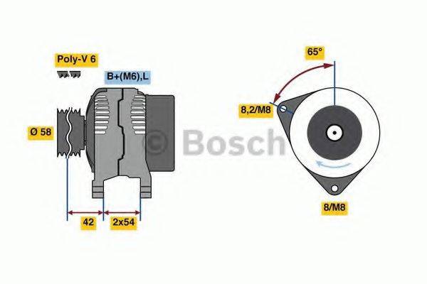 BOSCH 8126 Генератор