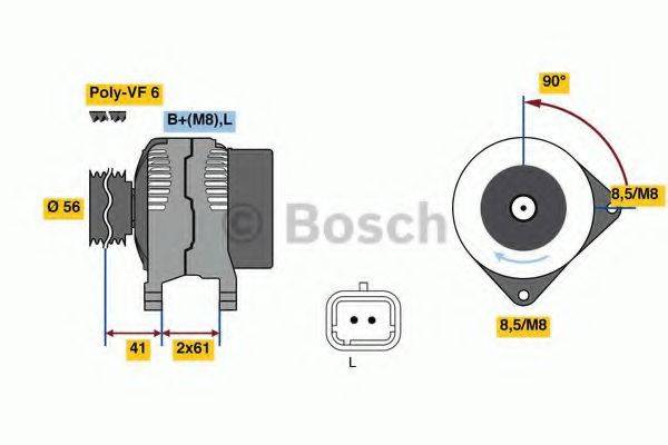 BOSCH 8127 Генератор