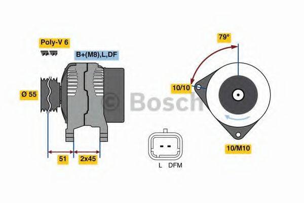 BOSCH 8135 Генератор