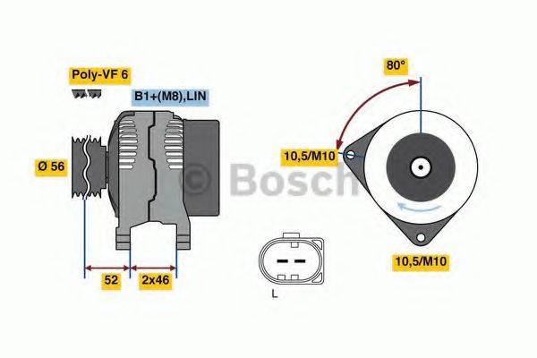 BOSCH 8139 Генератор