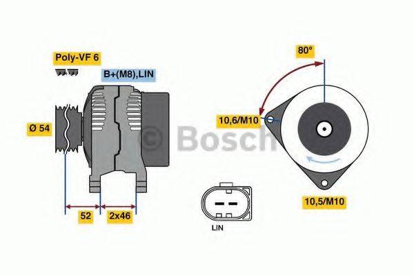 BOSCH 8140 Генератор