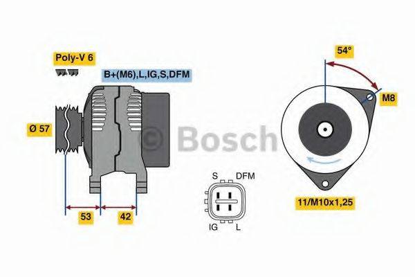 BOSCH 8143 Генератор