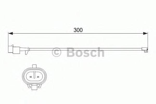 FERRARI FWI305 Сигналізатор, знос гальмівних колодок