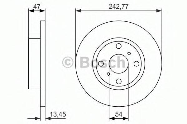 LUCAS ELECTRICAL DF1918 гальмівний диск