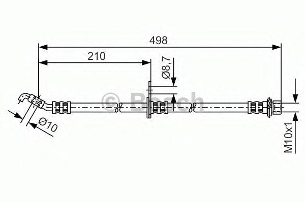 CF GOMMA 512403 Гальмівний шланг