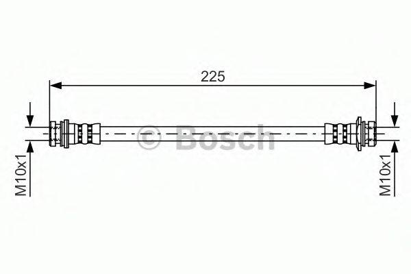 CF GOMMA 512606 Гальмівний шланг