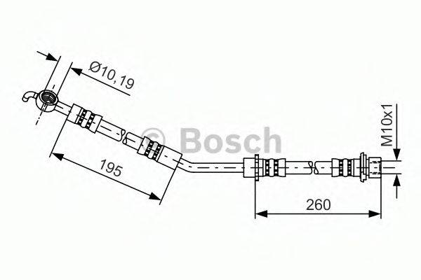 LUCAS ELECTRICAL PHD1055 Гальмівний шланг