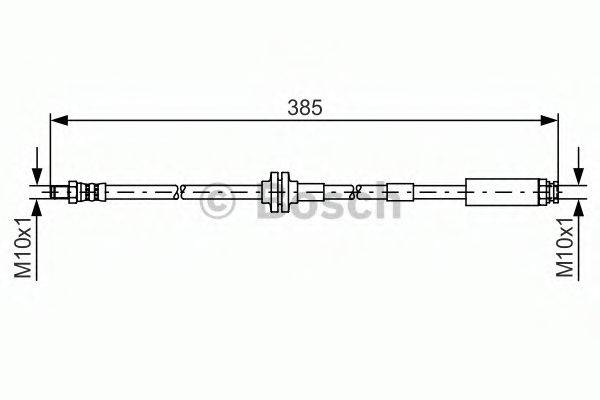 LUCAS ELECTRICAL PHB628 Гальмівний шланг