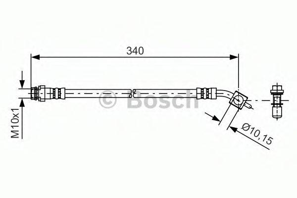 CF GOMMA 512748 Гальмівний шланг
