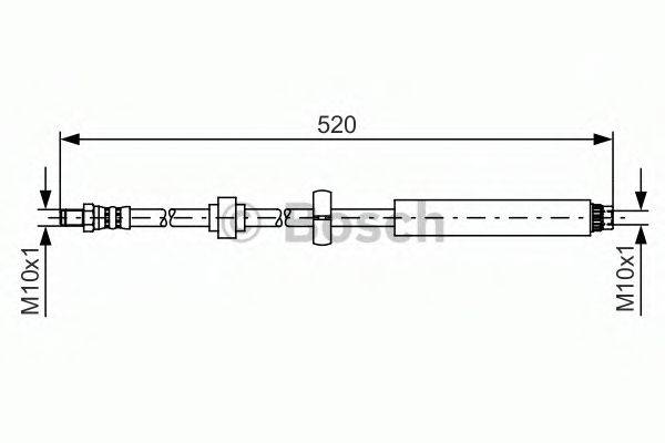 LUCAS ELECTRICAL PHB 674 Гальмівний шланг